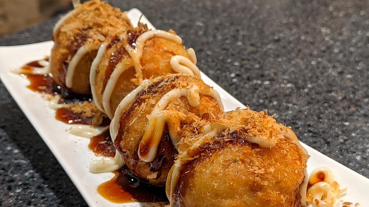 Takoyaki.
