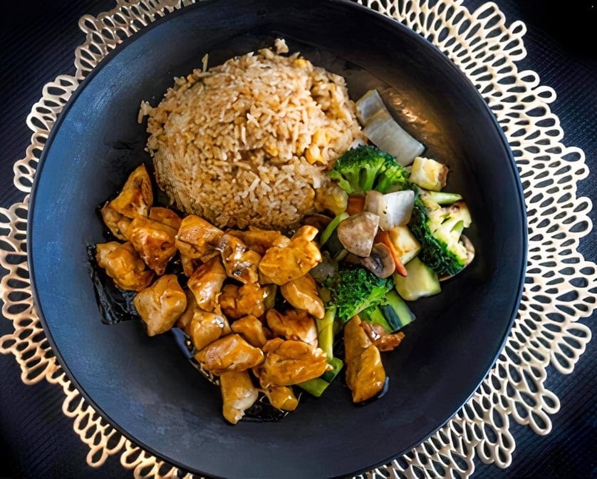 Hibachi Chicken Dinner.