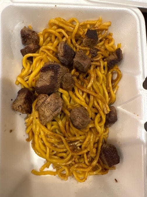 Beef Lo Mein.