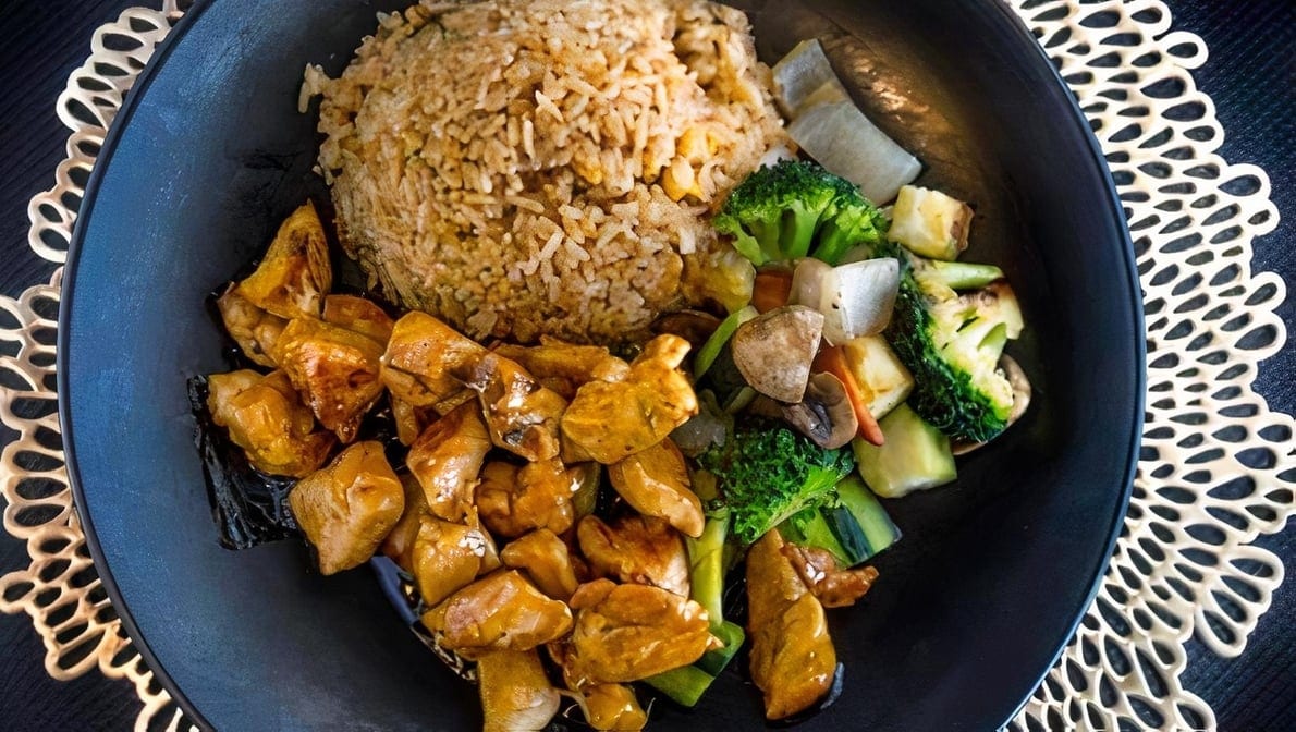 Chicken Hibachi Lunch.