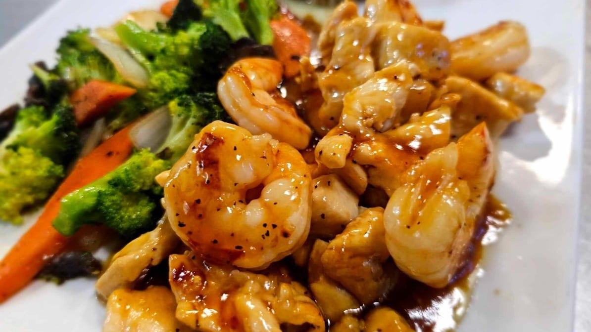 Shrimp Hibachi Lunch.