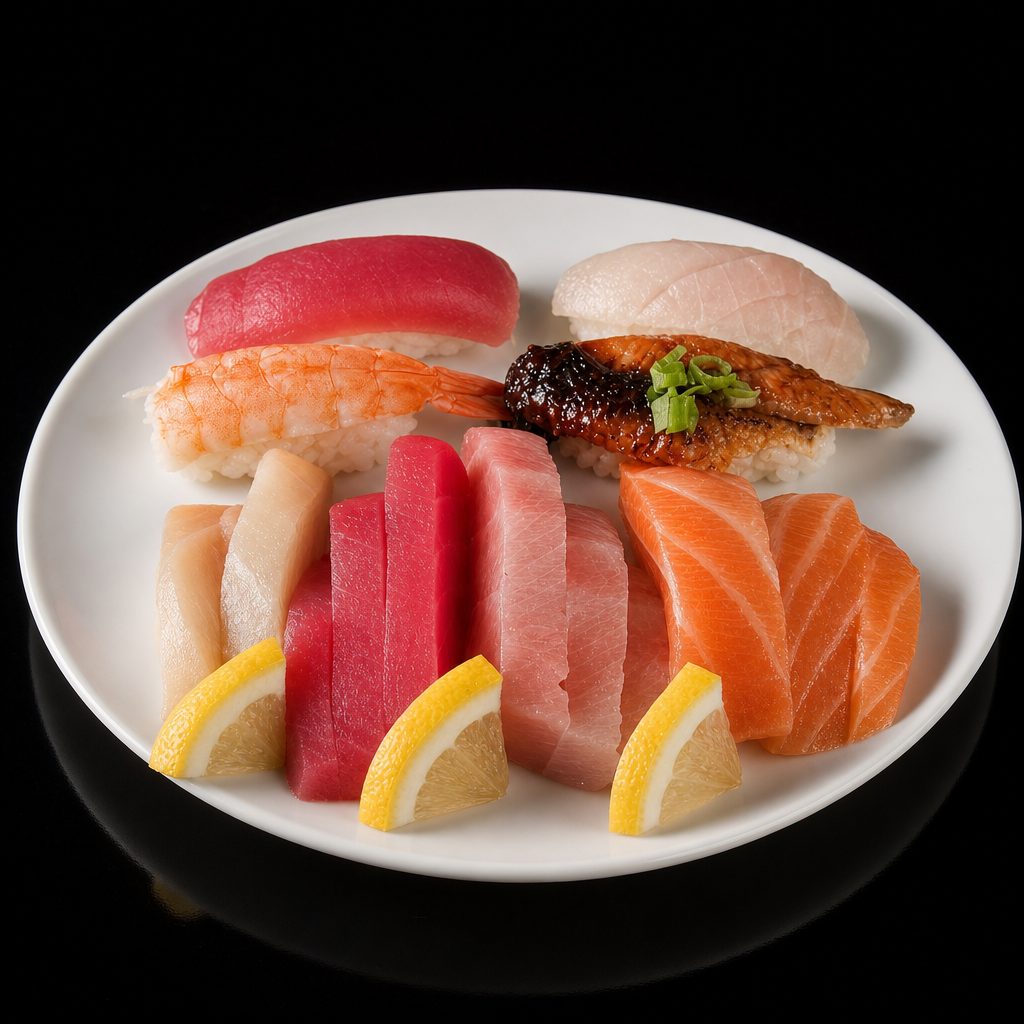Sushi Sashimi Combo.
