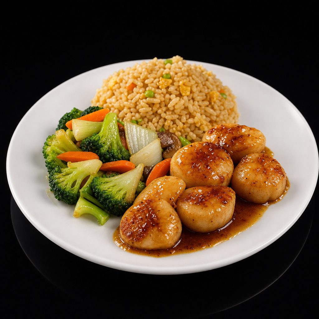 Hibachi Scallop Dinner.