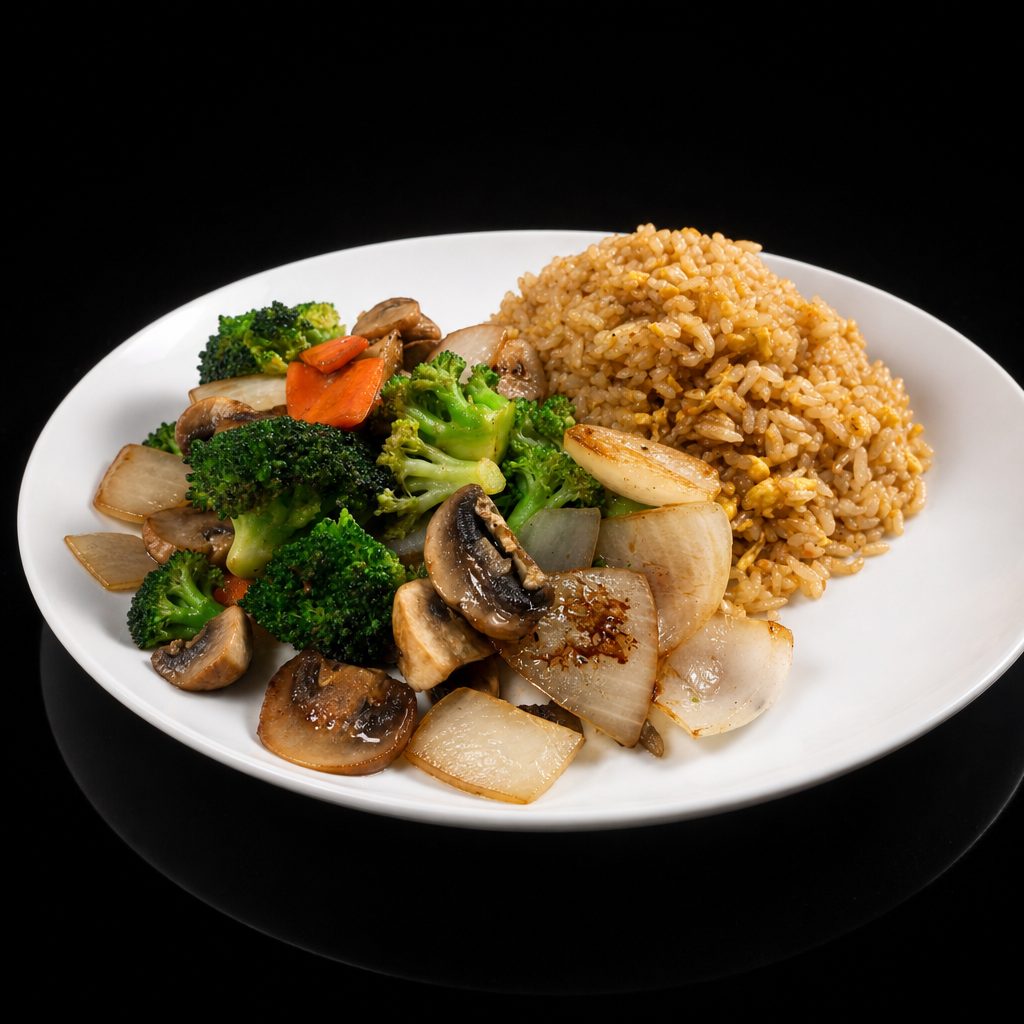 Hibachi Vegetable Dinner.