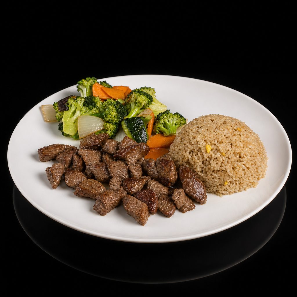 Hibachi Steak Dinner.