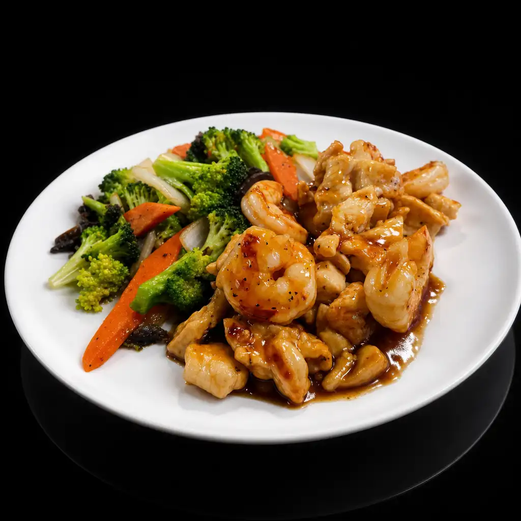 Shrimp Hibachi Lunch.